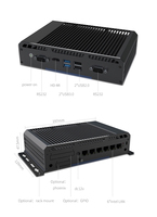 Mini PC OEM/ODM X86 avec support de pare-feu, système de sécurité, 3865U I3 6100U, routeur VPN, serveur, prise en charge de la console