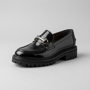 Mocassini Chunky in Denim Acid Wash da Uomo con Suola Platform e Dettagli in Tessuto Unico, Stile Preppy High Street Ibrido - Product Image 1