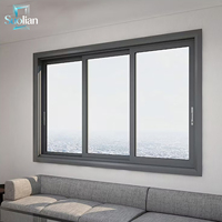 Ventanas Corredizas al por Mayor de Fábrica con Vidrio Energy Star y Servicio de Producción Personalizado