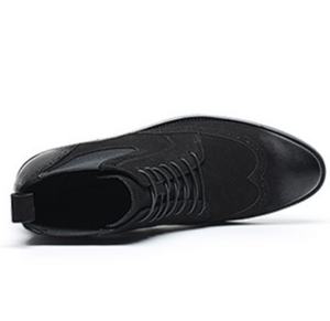 รองเท้าหนังแท้คุณภาพสูงสำหรับผู้ชาย สไตล์อังกฤษ แบบผูกเชือก ปิดนิ้วเท้า ดีไซน์ทันสมัย ระบายอากาศได้ดี เหมาะสำหรับใส่ทำงาน - Product Image 2