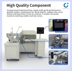 Machine à plisser les rideaux multifonctionnelle, plis doubles/triples/gobelets, haute efficacité, contrôle entièrement automatique assurant une précision optimale - Product Image 4