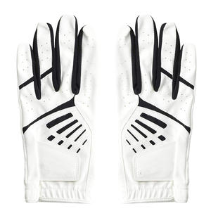 Gants de golf à doigts entiers de haute qualité en cuir véritable blanc anti-dérapant doux respirant sport gant de golf approprié - Product Image 4