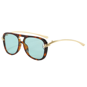 Lunettes de soleil style pilote, monture rectangulaire, protection UV400, monture complète, unisexe, protection solaire pour adultes - Product Image 4