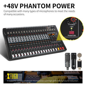 มิกเซอร์<span class=keywords><strong>เสียง</strong></span>ระดับมืออาชีพ 16 แชนแนล ดีไซน์ใหม่ อุปกรณ์สตูดิโอ ดีเจ ไมโครโฟน <span class=keywords><strong>ขยาย</strong></span><span class=keywords><strong>เสียง</strong></span> เอฟเฟค<span class=keywords><strong>เสียง</strong></span>ก้อง ไฟวิดีโอ - Product Image 5