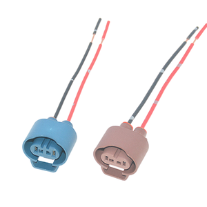 9005 9006 कॉपर कंडक्टर ip67 वाटरप्रूफ 12 वी ऑटोमोटिव वायरिंग हार्निंग बल्ब धारक कनेक्टर हेडलाइट लैंप बेस एडाप्टर - Product Image 1