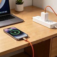 Cable de Datos USB-C Tipo C Trenzado de Nailon, 60W 3A, Carga Rápida PD 3.1, Conductor de Cobre Puro, Conectores de Aleación de Zinc, Personalizado para Cámara IOS