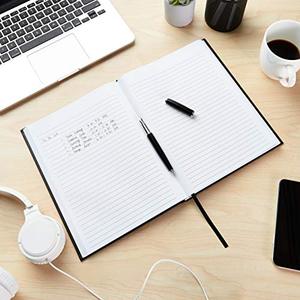 Quaderno Professionale <span class=keywords><strong>Basics</strong></span> con Rilegatura Termica a Spirale, Fogli Staccabili, Formato B5, 80 Fogli, Copertina Nera, 10.5x7.5 Pollici - Product Image 2