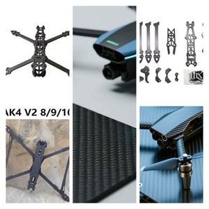 โครงโดรน FPV คาร์บอนไฟเบอร์ Ant Carbon Full 3k  แผ่นคาร์บอนไฟเบอร์หนา 3 มม.  ทนอุณหภูมิ -50 องศาเซลเซียสถึง 150 องศาเซลเซียส - Product Image 4