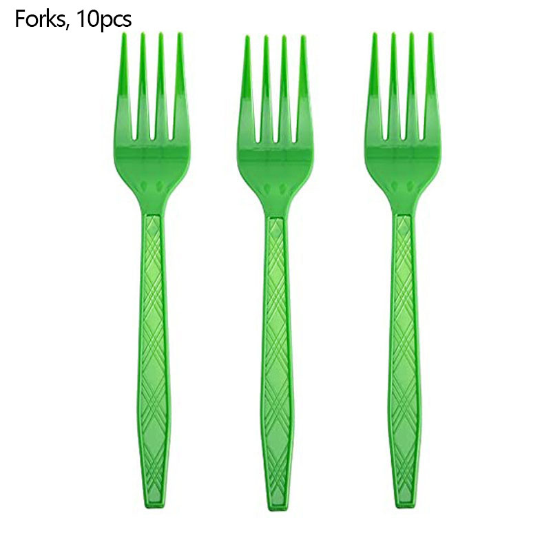 Green fork 10pcs