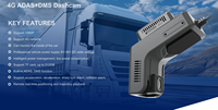 E-LINK ET603AT 1080P Caméra embarquée DVR 2 canaux avant/arrière avec ADAS WIFI GPS 4G & IA
