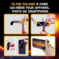 Lunettes d'éclipse solaire certifiées ISO 12312-2 et CE, visionneuse solaire sécurisée pour adultes et enfants, montures en papier