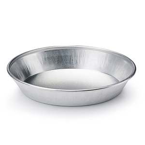 Tortiera rigida in alluminio con bordo a forma di G, 4 cm x 25 cm di diametro - Product Image 1