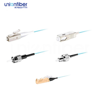 Cable de Fibra Óptica LC 0.9mm 1.5M Verde Agua Simplex Multimodal para Proyectos de Redes Interiores