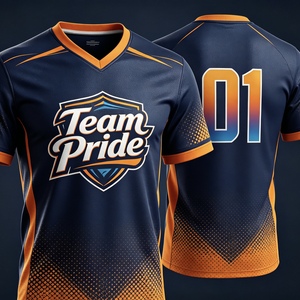<span class=keywords><strong>Maillot</strong></span> <span class=keywords><strong>de</strong></span> football personnalisé en polyester tricoté 100 %, motif imprimé, respirant, séchage rapide, anti-plis, kit d'équipe - Product Image 2