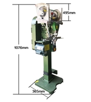 Machine automatique de fixation de bouton pression en métal en plastique pour la fabrication de presse à rivets de poche en jean prix fixation à pression