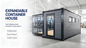 Wettbewerbs fähiger Preis Fertighaus 20ft ausziehbares Container haus - Product Image 4