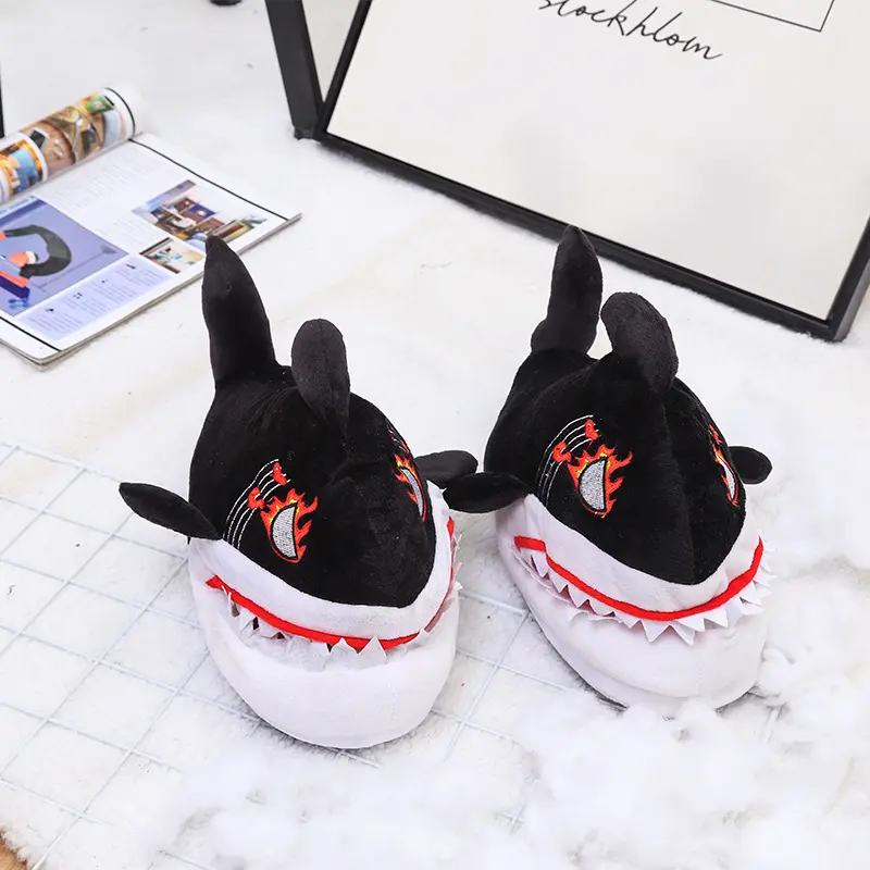 Sneaker terlik moda çoklu tasarımlar sıcak kapalı Sneaker terlik kış peluş Sneaker terlik