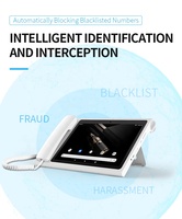 Teléfono de Escritorio Inteligente con Tarjeta SIM 4G, Teléfono Fijo Inalámbrico para Hotel, Hogar y Oficina, Android 10, Protocolo SIP, HA04
