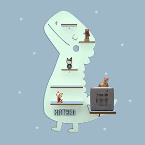 Estante para niños "<span class=keywords><strong>Dino</strong></span>" Adecuado para Toniebox y Aprox. 18 Figuras Tonie-Estante de Pared para Caja de Música Infantil Personalizado Wi - Product Image 6