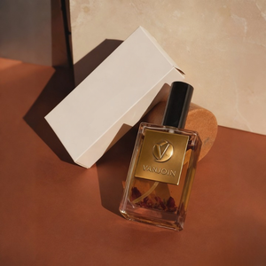 Envases de Perfume de Lujo, Botella de Vidrio Cuadrada Plana con Etiqueta Metálica, Atomizador de 30ml 50ml 100ml para Fragancias de Nicho - Product Image 5