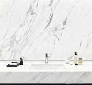 Mármol de Calcita Blanca Natural de Lujo, Losa Grande Premium para Decoración de Paredes y Pisos Interiores de Cocina, Hotel y Villa - Product Image 1