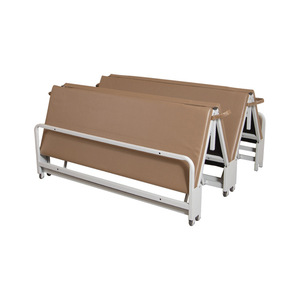Folding Bed With Integrated Cabinet Steel Frame Foldable Nap Bed For School Office Modern Design Specialty Sizes GN010 - Product Image 1