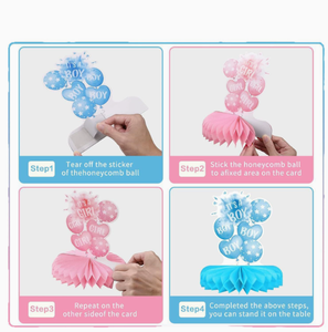ของตกแต่งโต๊ะรูปทรงรังผึ้งสำหรับงานเฉลิมฉลองวันเกิดเด็ก DAMAI ขายส่ง ใช้ได้หลากหลาย ตกแต่งบนโต๊ะด้วยกระดาษ - Product Image 5