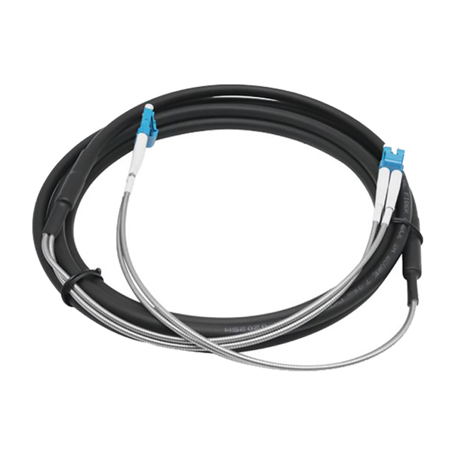 IP68 FTTA Outdoor Armoured LSZH TPU Duplex Fiber Cable 5M 10M 20M 30M 50M 100M 2 Core CPRI LC Armored Fiber Patch Cord Cable