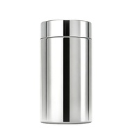 Bouteilles en plastique pharmaceutiques dorées et argentées UV de 120 ml, 150 ml, 190 ml, pots en PET plaqués or, stockage hermétique avec couvercle à vis