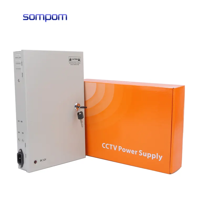 Sompom CCTV источник питания от производителя 12В 30А 18CH CCTV Блок питания/cctv камера