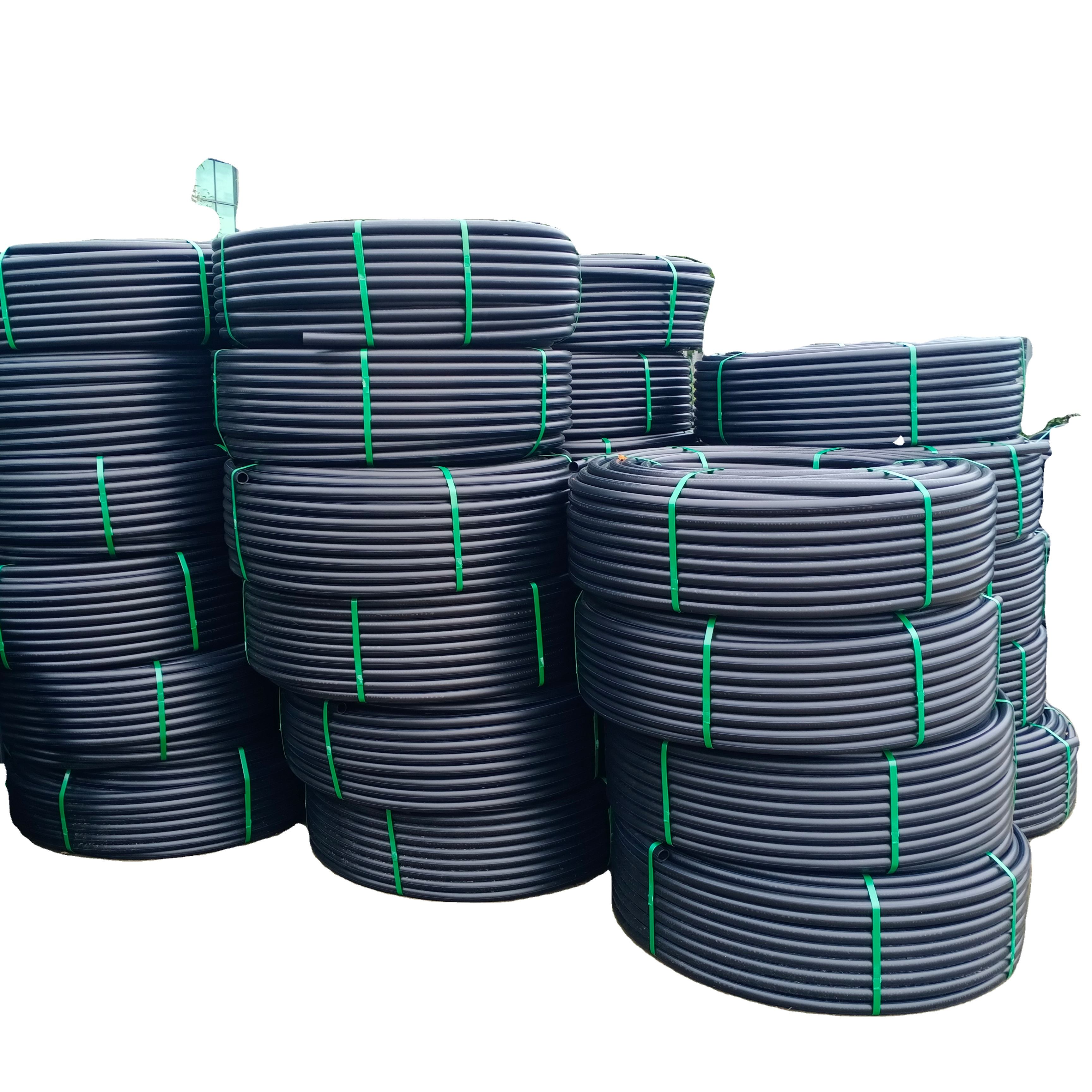 HDPE Poly Pipe Black PE100 Irrigation Water Pipe Flexible