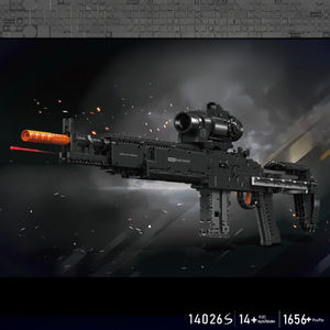 Mould King 14026S Technical <span class=keywords><strong>MK14</strong></span> Battle Rifle Gun Model Ladrillos Juguetes para niños Regalos Juegos de bloques de construcción - Product Image 2