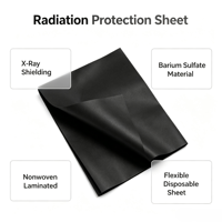 Feuille de silicone médical laminée sur mesure, chargée de sulfate d'éléments lourds, conçue pour les dispositifs médicaux détectables aux rayons X.