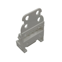Support de montage 221-505 en stock, neuf, d'origine allemande, pour bornier 5 conducteurs 4mm² à fixation par vis, blanc 221 505