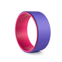 Roue de yoga en TPE et PP écologique avec logo personnalisé, 32 cm, antidérapante, durable, légère, unisexe, à prix abordable, pour étirements, Pilates, gymnastique