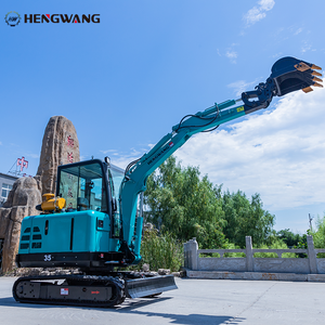 Hengwang Nueva Micro Excavadora sobre orugas Digger Mini 3,5 Ton Ensacadora hidráulica 1 año de garantía con componentes de motor de núcleo - Product Image 6
