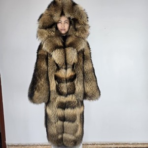 Cappotti Invernali Caldi in Vera Pelliccia di Volpe da Donna HX8808 Capispalla di Alta Qualità Soprabito in Pelliccia Autentica - Product Image 6