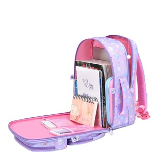 Large Capacity Cartoon School <b>Backpack</b> Zipper for Grade 1-3 <b>Children</b> Ergonomic Weight Relief Design Padded Straps Spine - Product Image 6