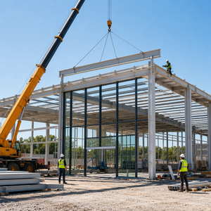 Atelier en structure métallique clé en main <span class=keywords><strong>pour</strong></span> usine d'assemblage industriel, doté d'une structure durable et d'un assemblage facile sur site - Product Image 6
