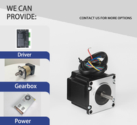 Nema 23 Kit Hybrid 2-Phase Motor Stepper Kit 1N.m torsi untuk CNC 3D Printer 57x56mm"