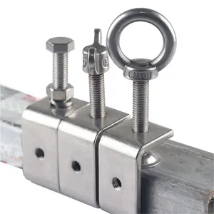 Thép không gỉ 304 có thể điều chỉnh C kênh chùm kẹp kênh chân đế - Product Image 1