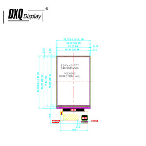 Pantalla Táctil TFT de 3.54 Pulgadas 640*960 In-Cell para Equipos Industriales, Terminales Digitales de Seguridad, Pantalla LCD de 4.3 Pulgadas - Product Image 6