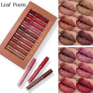 Vente en gros en vrac LEAF PF1442 Ensemble de gloss à lèvres - 12 pièces Hydratant Longue durée Imperméable Crème Brillante Améliore <span class=keywords><strong>le</strong></span> <span class=keywords><strong>teint</strong></span> Boîte cadeau - Product Image 4