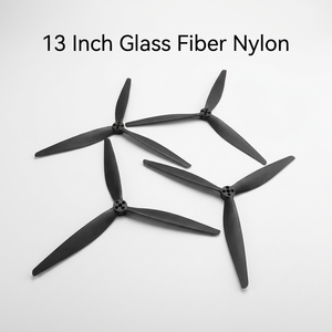 Hélices noires à <span class=keywords><strong>3</strong></span> pales de 13 pouces en fibre de verre et nylon, 2CW 2CCW, pour drone de course FPV, quadricoptère longue portée - Product Image 2
