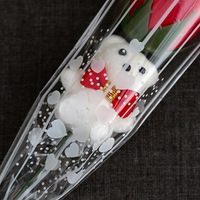 Bouquet d'ours en peluche lumineux - Jouet lumineux prêt à l'emploi pour enfants en mousse EVA pour Qixi, la fête des enseignants, la Saint-Valentin, la vente de rue, OPP