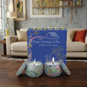 Commercio all'ingrosso candele profumate di soia Set regalo per le donne Aroma candela di latta per la <span class=keywords><strong>laurea</strong></span> di natale san valentino bagno Spa-per - Product Image 3