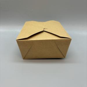 Boîte en papier kraft jetable personnalisée de haute qualité pour la restauration à emporter, 100% biodégradable - Product Image 6
