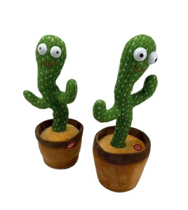 Wholesale New Electric Plush Dance Cactus Oyuncak Doll Cute Stuffed Twist Dancing Cactus Toy