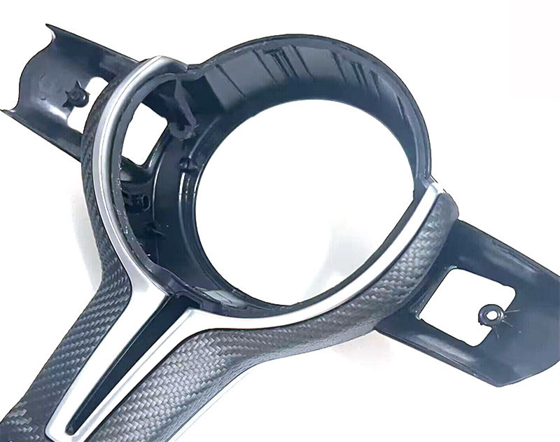 Véritable fibre de carbone [argent mat]