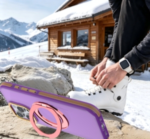 Étui magnétique coloré robuste pour MOTO EDGE 70 <span class=keywords><strong>5G</strong></span> 60 Fusion 50 Neo Pro avec béquille anneau anti-chute et protection antichoc - Product Image 4
